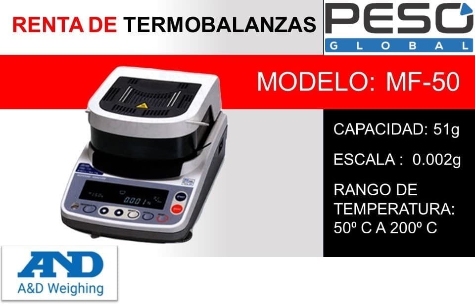 A&D MF-50 termobalanza