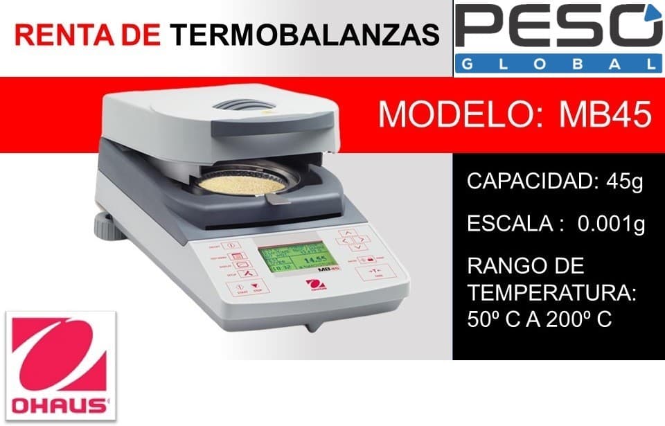 Ohaus MB45 termobalanza